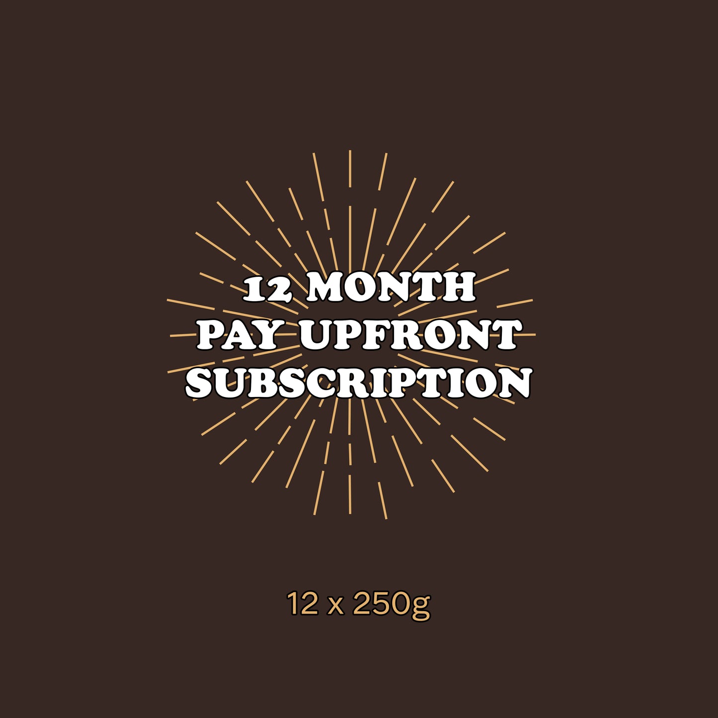 Roaster's Choice - Pay Upfront - 12 Months